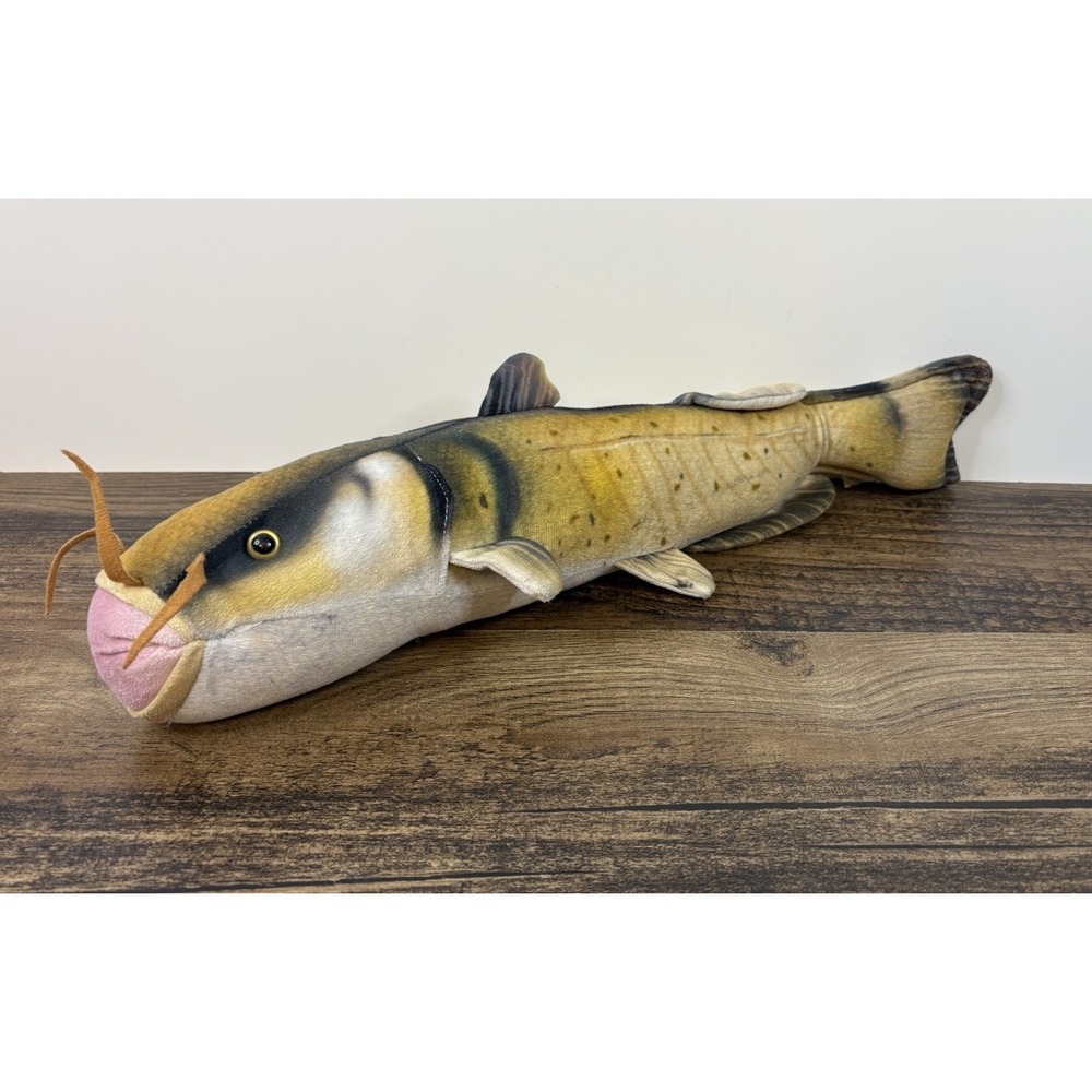 Bass Pro Shops Catfish Plush 17" Spring 2019 Retired Stuffed Animal Realistic